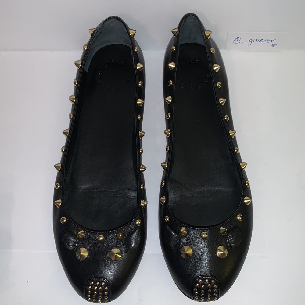 Punk Mouse Studded Marc Jacobs Ballerina Flats - Picture 8 of 16